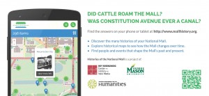 Brochure, back side with text, logos, image and QR code indicating this is a mobile site. 