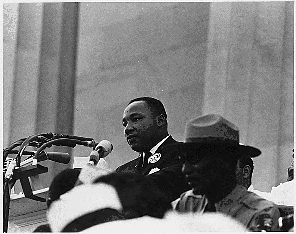 Civil Rights March on Washington, D.C. [Dr. Martin Luther King, Jr. speaking.], 08/28/1963