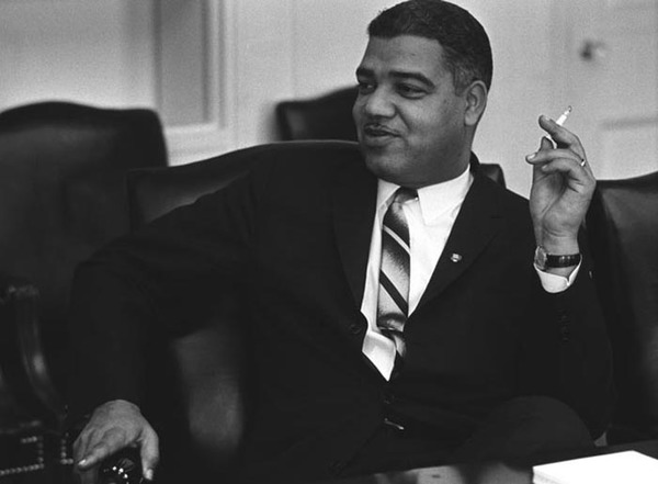 Whitney Young at White House, January 18, 1964