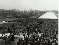 Marian Anderson concert at the Lincoln Memorial