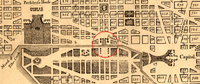 Plan of the city of Washington in the territory of Columbia  [detail]