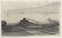 John Russell Pope's Mayan Temple design for the Lincoln Memorial
