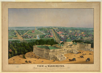 View of Washington drawn from nature and on stone