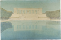 Henry Bacon's design for the Lincoln Memorial