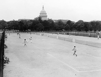Tennis courts on the Mall